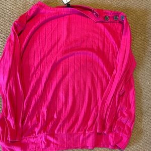 Bright pink Lane Bryant sweater